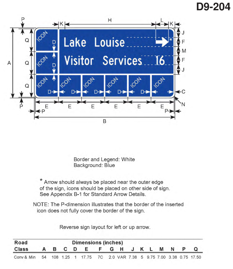 D9-204: Community Service Sign (design sheet)