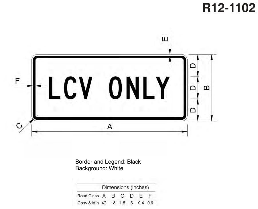 R12-1102: LCV ONLY (design sheet)