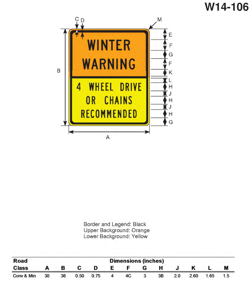 W14-106: WINTER WARNING (design sheet)