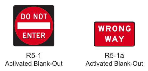 Figure 2B-13(CA). California DO NOT ENTER, WRONG WAY, ONE WAY, and Related Signs and Plaques