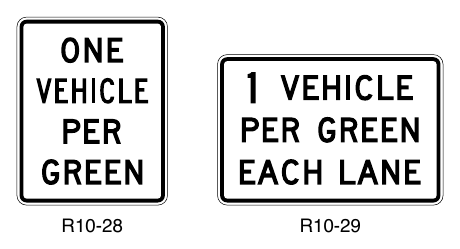 Figure 2B-29. Ramp Metering Signs