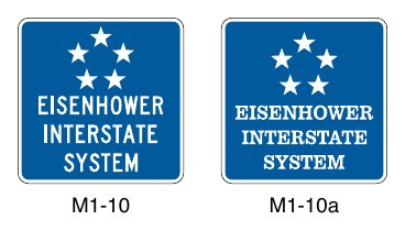 Figure 2E-61. Eisenhower Interstate System Signs