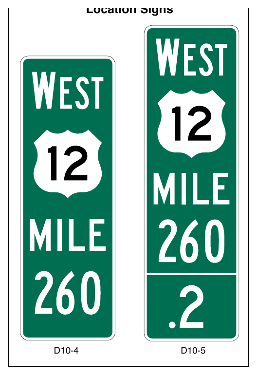Figure 2H-7. Enhanced Reference Location Signs