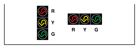 Figure 4E-1. Typical Arrangements of U-Turn Signal Faces
