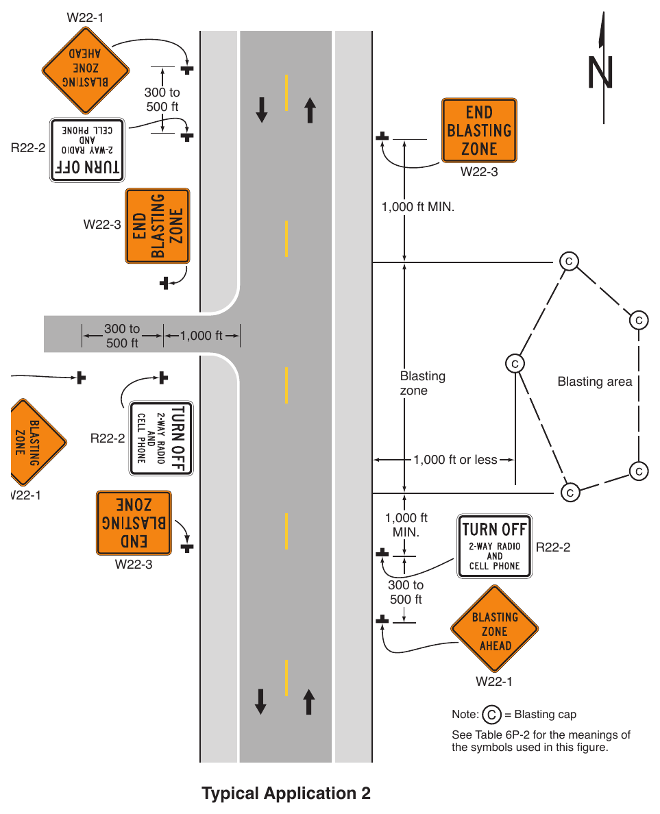 Figure 6P-2. Blasting Zone (TA-2)