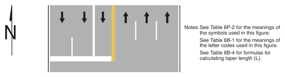 Figure 6P-21. Lane Closure on the Near Side of an Intersection (TA-21)