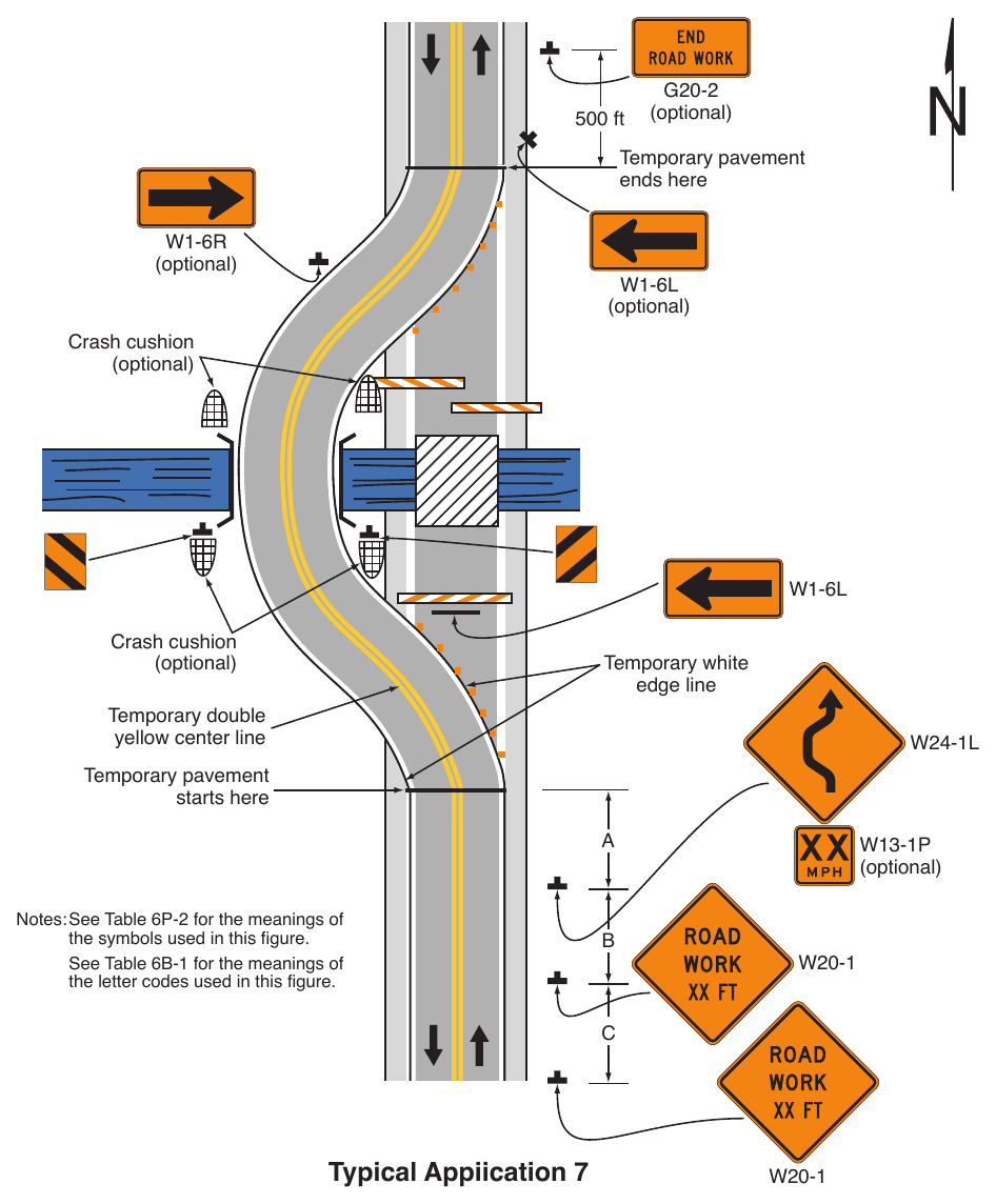 Figure 6P-7. Road Closure with a Diversion (TA-7)