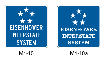 Figure 2E-61. Eisenhower Interstate System Signs