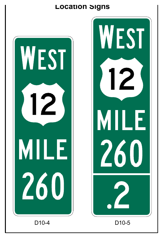 Figure 2H-7. Enhanced Reference Location Signs