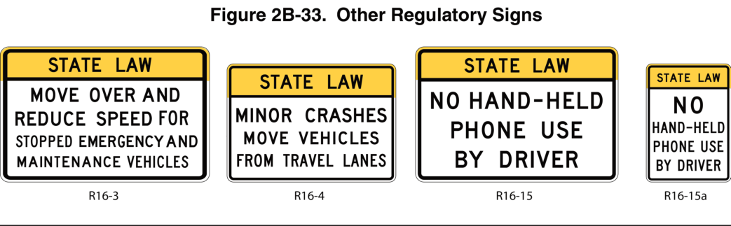 Figure 2B-33. Other Regulatory Signs