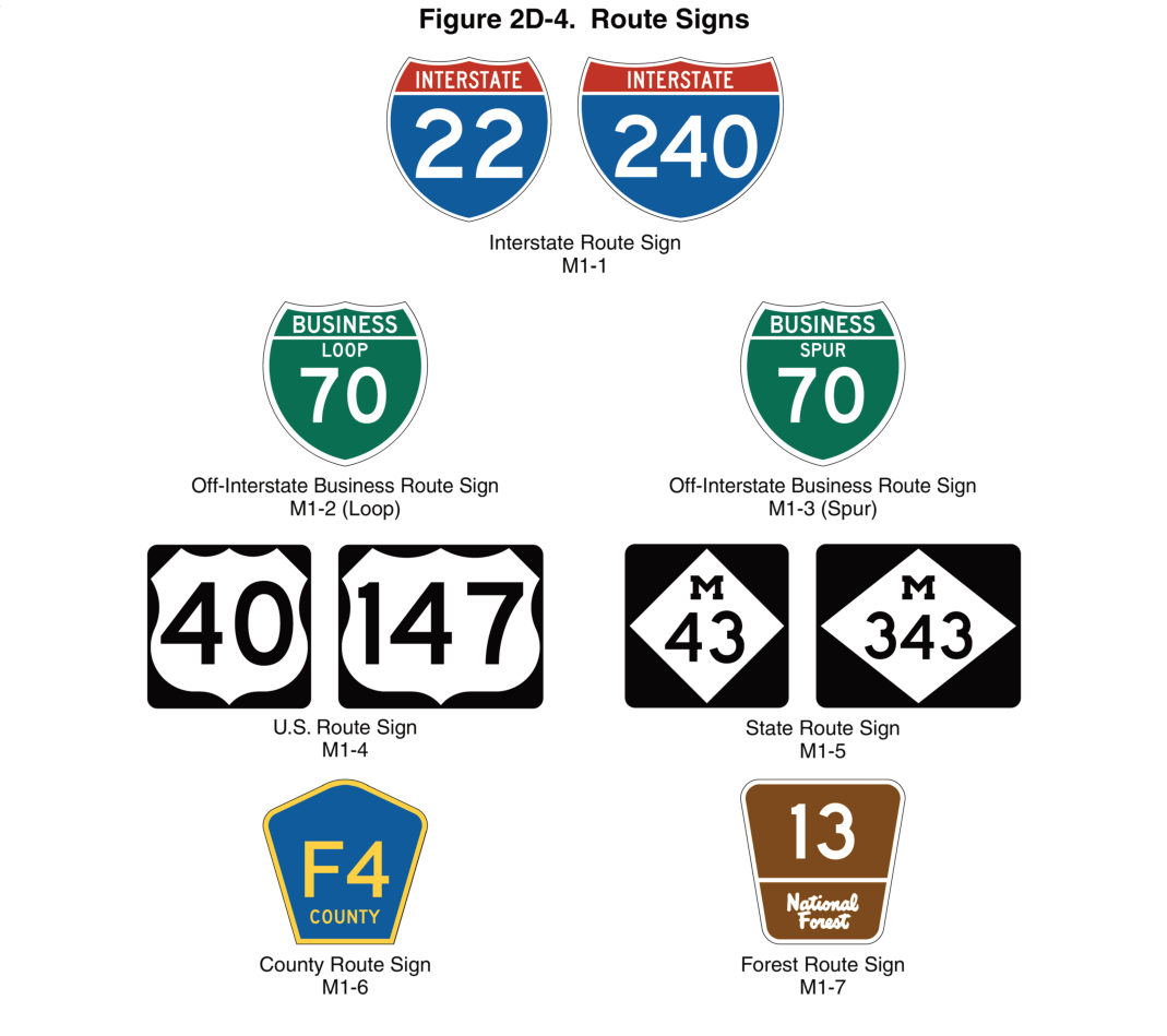 Figure 2D-4. Route Signs