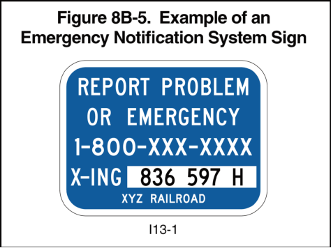 Figure 8B-5. Example of an Emergency Notification System Sign