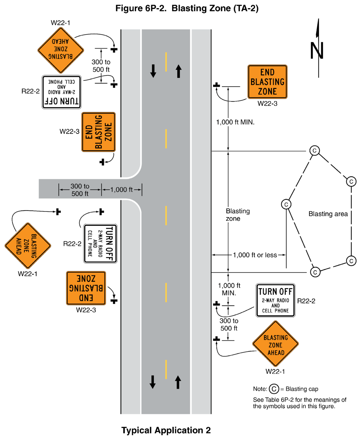 Figure 6P-2. Blasting Zone (TA-2)
