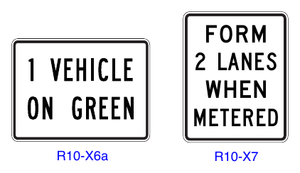Figure 2B-29. Ramp Metering Signs