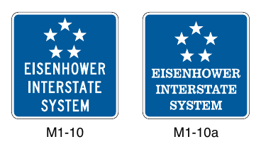 Figure 2E-61. Eisenhower Interstate System Signs