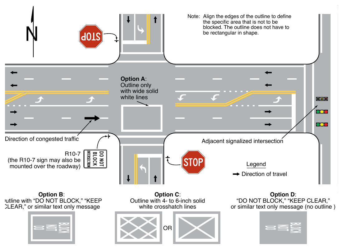 Figure 3B-24. Do Not Block Intersection Markings
