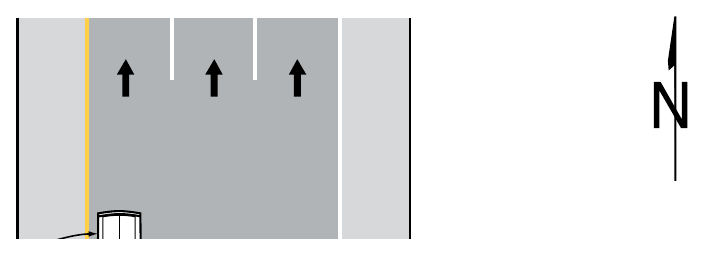 Figure 6P-35. Mobile Operation on a Multi-Lane Road (TA-35)