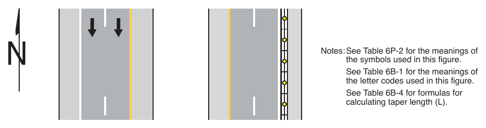 Figure 6P-5. Shoulder Closure on a Freeway (TA-5)