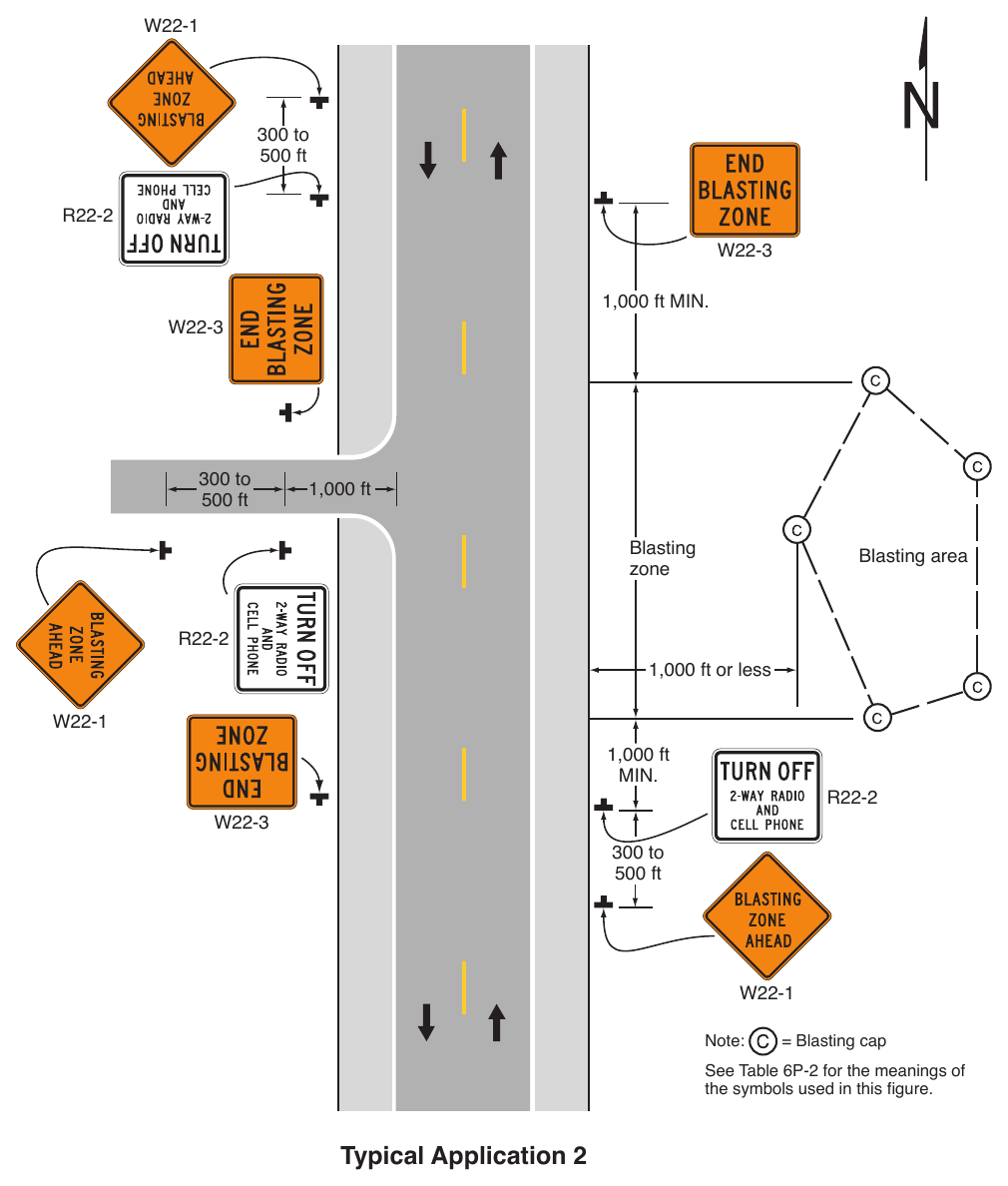 Figure 6P-2. Blasting Zone (TA-2)