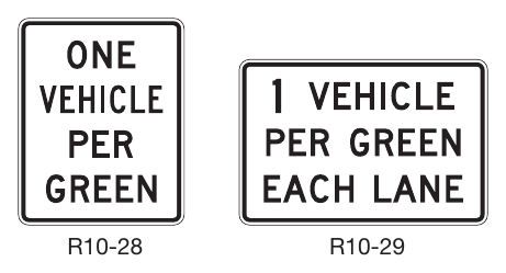 Figure 2B-29. Ramp Metering Signs