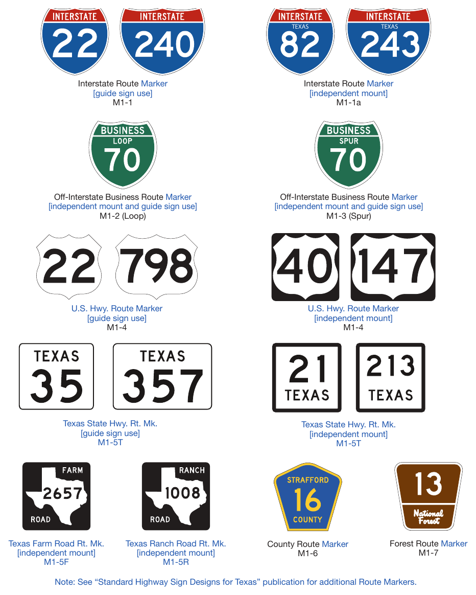 Figure 2D-4. Route Signs