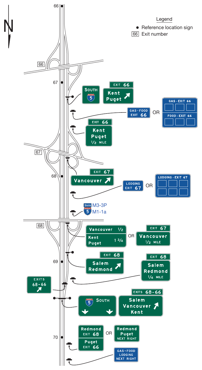 Figure 2E-32. Examples of Guide Signs for Successive Interchanges with Collector-Distributor Roadways (Sheet 2 of 2)