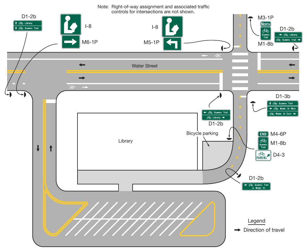 Figure 9D-2. Examples of Bicycle Guide Signing (Sheet 2 of 2)