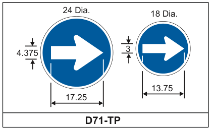 D71-PT: Texas Heritage Trail Directional Arrow (plaque) (related source artwork)