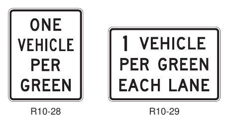 Figure 2B-29. Ramp Metering Signs