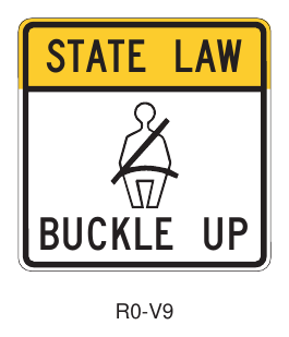 Figure 2B-V9. Buckle Up Sign