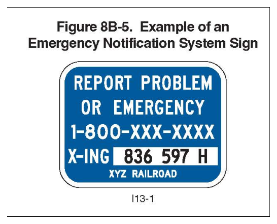 Figure 8B-5. Example of an Emergency Notification System Sign